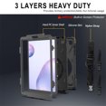 thumbnail image 3 of XYX Case for Samsung Galaxy Tab A 8.4 2020 SM-T307U with 360 Degree Rotating, Hand Strap, Shoulder Strap, Black, 3 of 7