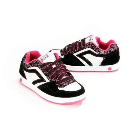 Air Speed Childrens Skate Foxy Blk Wht Hot Pink