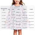 thumbnail image 4 of Wilark Girls Cotton Dress Long Sleeve Printed Casual Cute Fall A Line Dress Purple 4 T, 4 of 9