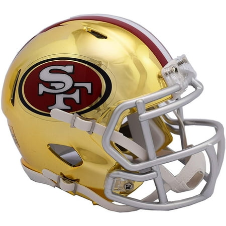 Riddell San Francisco 49ers Chrome Alternate Speed Mini Football Helmet