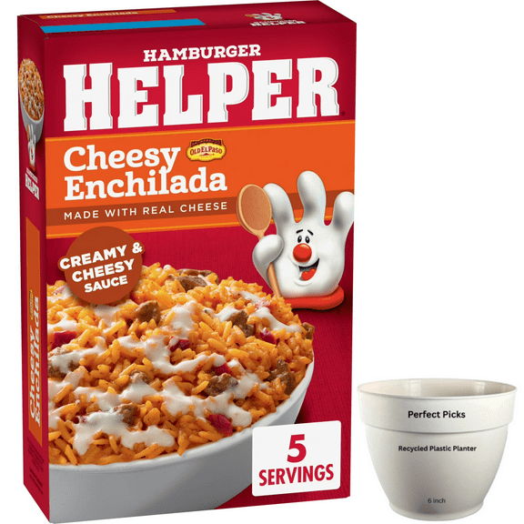 Hamburger Helper Cheesy Enchilada Rice, 7.5 oz Box