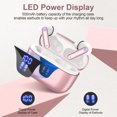 thumbnail image 2 of Auriculares inalámbricos ZIUTY 2025 Bluetooth 5.3 50 horas de reproducción, color rosa, 2 of 7