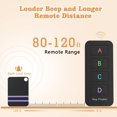 thumbnail image 4 of Key Finder Jegoteer, paquete de 4 unidades Find My Keys, con sonido de pitido, 4 of 7