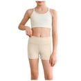 thumbnail image 7 of Girls Athletic Shorts Kids High Waisted Yoga Dance Biker Shorts Comfy Gymnastics Shorts Relaxed Fit Comfortable, 7 of 7