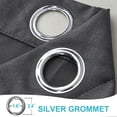 thumbnail image 5 of Eurhowing Outdoor Curtains for Patio Waterproof, Privacy & UV Protection Curtains with Grommet, Outside Curtains for Porch, Gazebo, Backyard, 1 Panel, 52x84 inch, Carbon Gray, 5 of 10