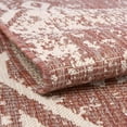 thumbnail image 5 of Rugs.com Outdoor Bohemian Collection Rug – 8' x 10' Rust Red Flatweave Rug Perfect For Living Rooms, Large Dining Rooms, Open Floorplans, 5 of 9
