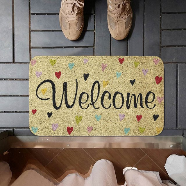 WRXMIJNHGSA Tapis à Moins de 10$ Tapis Intérieur Extérieur Porche Porte d'Entrée Tapis de Sol Durable 40x60cm