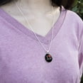 thumbnail image 2 of I Love Pigs Heart Snout 1" Pendant with Sterling Silver Plated Chain, 2 of 3