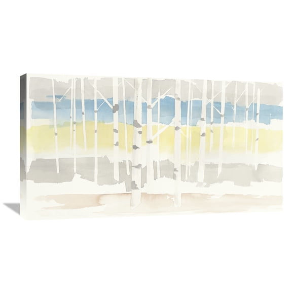 Global Gallery Avery Tillmon 'Springlake Aspens Crop' Canvas Wall Art