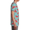 thumbnail image 6 of Wukai Watermelon Youth Unisex Short Sleeve T-Shirt for Boys, Girls, Teens, and Kids-X-Small, 6 of 7