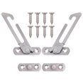 thumbnail image 1 of 1 Set Stainless Steel Casement Window Stopper Wind Bracing Sliding Window Hook, 1 of 9