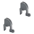 thumbnail image 4 of Kenally Clips para guardabarros, tacos de riel ajustables duraderos a prueba de herrumbre, prácticos soportes de suspensión para Gris 2piezas, 4 of 6