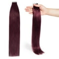 thumbnail image 2 of Extensions de Cheveux Humains à Bande Surligner Balayage Cheveux Lisses, 2 of 6
