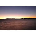 thumbnail image 2 of Logan Thomas 4x24 White Modern Wood Framed Wall Art Titled - Water Sunset I, 2 of 5
