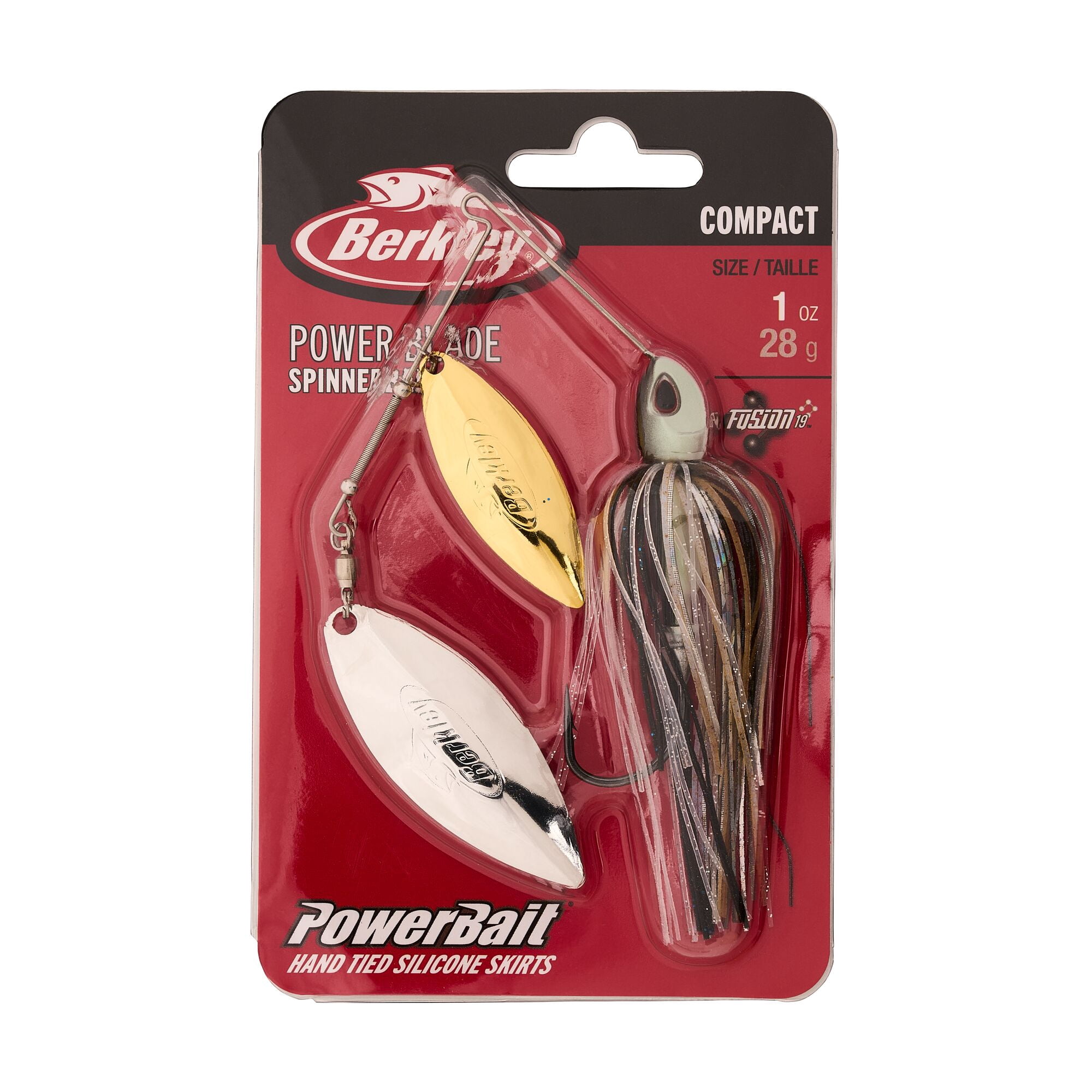 Berkley Power® Blade Compact, Spinnerbaits, Shad Spawn/Gold + Silver (1-count)