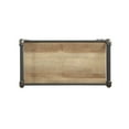 thumbnail image 3 of Miekor Furniture Itzel Antique Oak & Sandy Gray Finish Bookshelf 09505, 3 of 9
