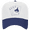 White/Royal, variant on Western Embroidered Otto Cap 5 Panel Mid Profile Baseball Cap - Cowboy Playing Cards Design, Natural/Dark Green