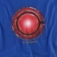 thumbnail image 2 of Justice League Movie Cyborg Logo Women's T Shirt, Royal, Medium, 2 of 6