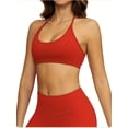 thumbnail image 5 of PISONIC 2pcs Women's High-Waisted Leggings & Sports Bra Set - Quick-Dry Workout Outfit with Adjustable Straps, Non-Slip Grip, All-Season Comfort for Yoga, Gym, Training - Solid Color Athletic Wear, 5 of 10