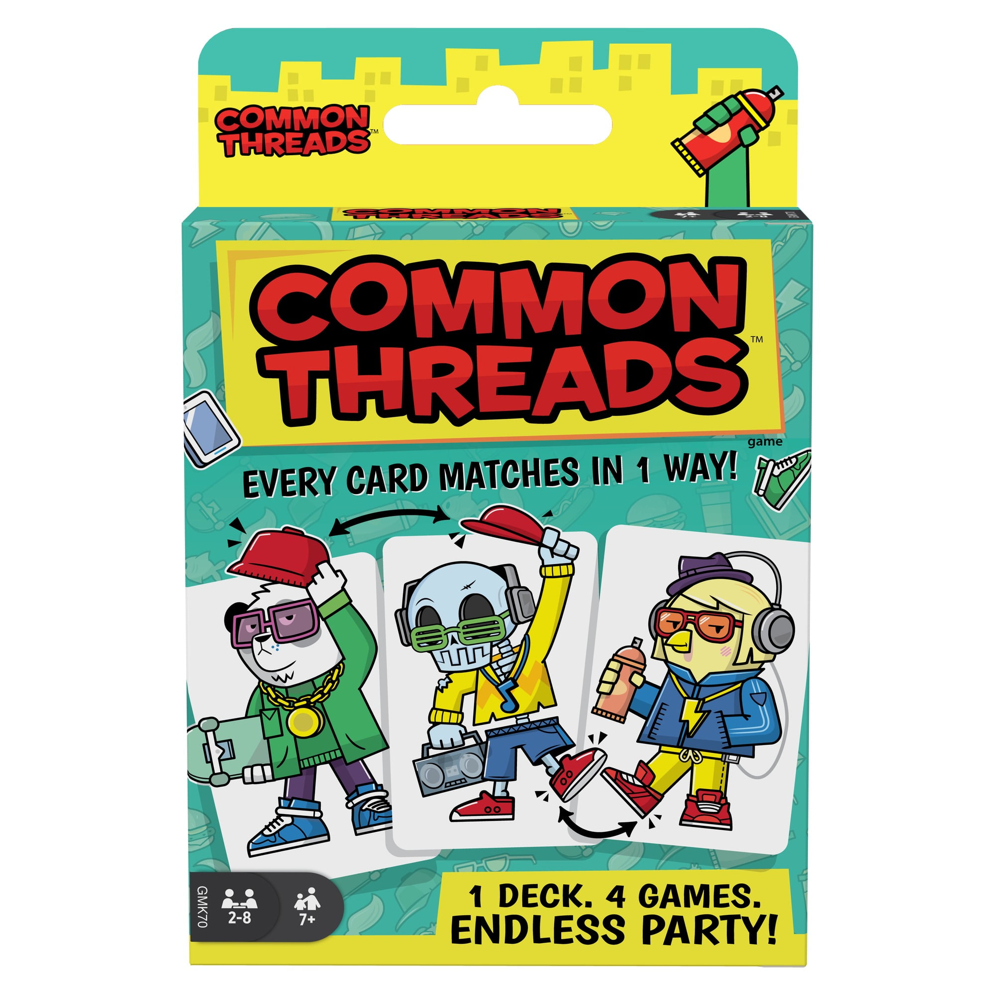 Buy Common Threads 4In1 Family Card Game, Matching Game For 7 Year