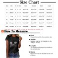 thumbnail image 3 of Fiudx Liquidación de Ofertas Flash Blusa de Manga Corta con Cuello Redondo y Estampado a La Moda para Mujer, 3 of 7