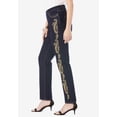 thumbnail image 3 of Roaman's Women's Plus Size Embroidered Bootcut Jean, 3 of 4
