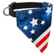 thumbnail image 5 of JTAOT 4th of July Dog Bandanas with Quick Release Buckle, Independence Day Patriotic Scarf American Flag Dog Bandana Adjustable Reversible Kerchief Bib, 5 of 7