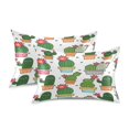 thumbnail image 2 of Seamless Cute Cactus Standard Size Satin Pillowcase 20''x26'' Double-Sided Print Soft Wrinkle Resistant, 2 of 9