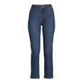 Time and Tru Women's Cropped Straight Jeans
