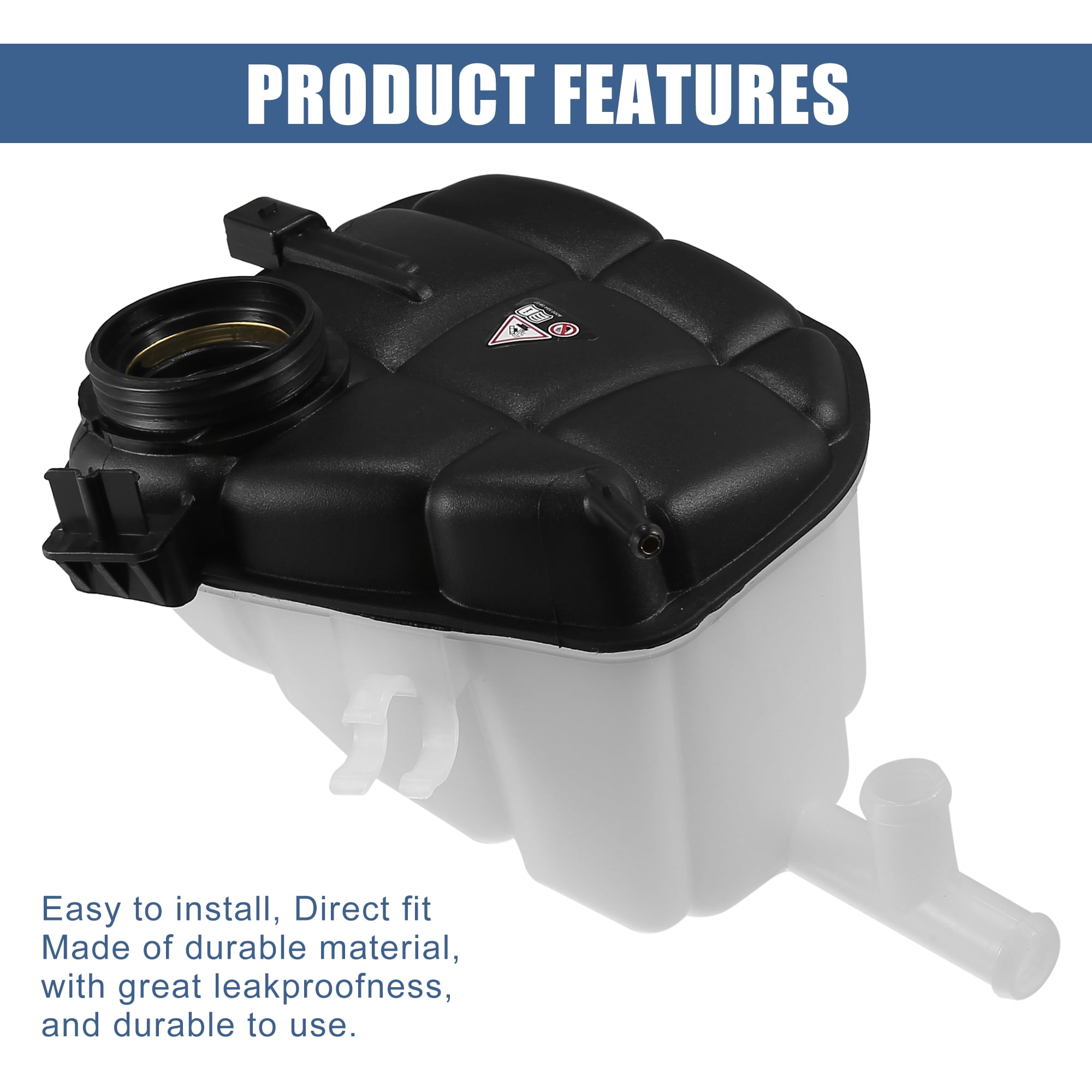 Unique Bargains Coolant Radiator Reservoir Tank Overflow Expansion Bottle for Mercedes