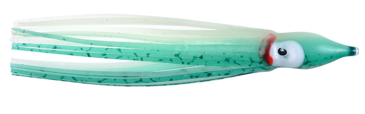 Danielson SQD4510117 Squid Bait 4.5" UV Glow/green Spl 10Pk, Squif Bait Glow/Green
