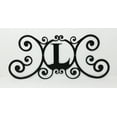 thumbnail image 2 of Village Wrought Iron HP-OD-L House Plaque Letter L, 2 of 2