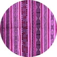 thumbnail image 1 of Ahgly Company Indoor Round Oriental Pink Industrial Area Rugs, 8' Round, 1 of 4