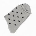 thumbnail image 7 of Women's Ankle Socks with Allover Heart Print and Soft Ribbed Cuff Trim - Multicolored-2, 7 of 7