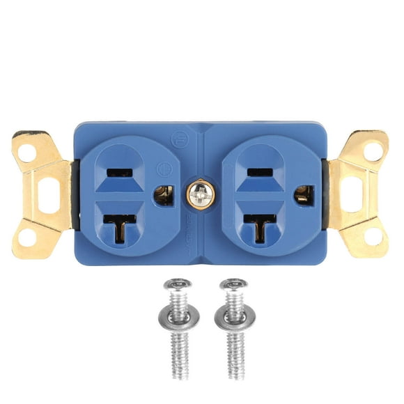DEWIN Monosaudio Duplex Receptacle AC Pure Copper Duplex 24K Golded Plated Power Socket 20A 125V