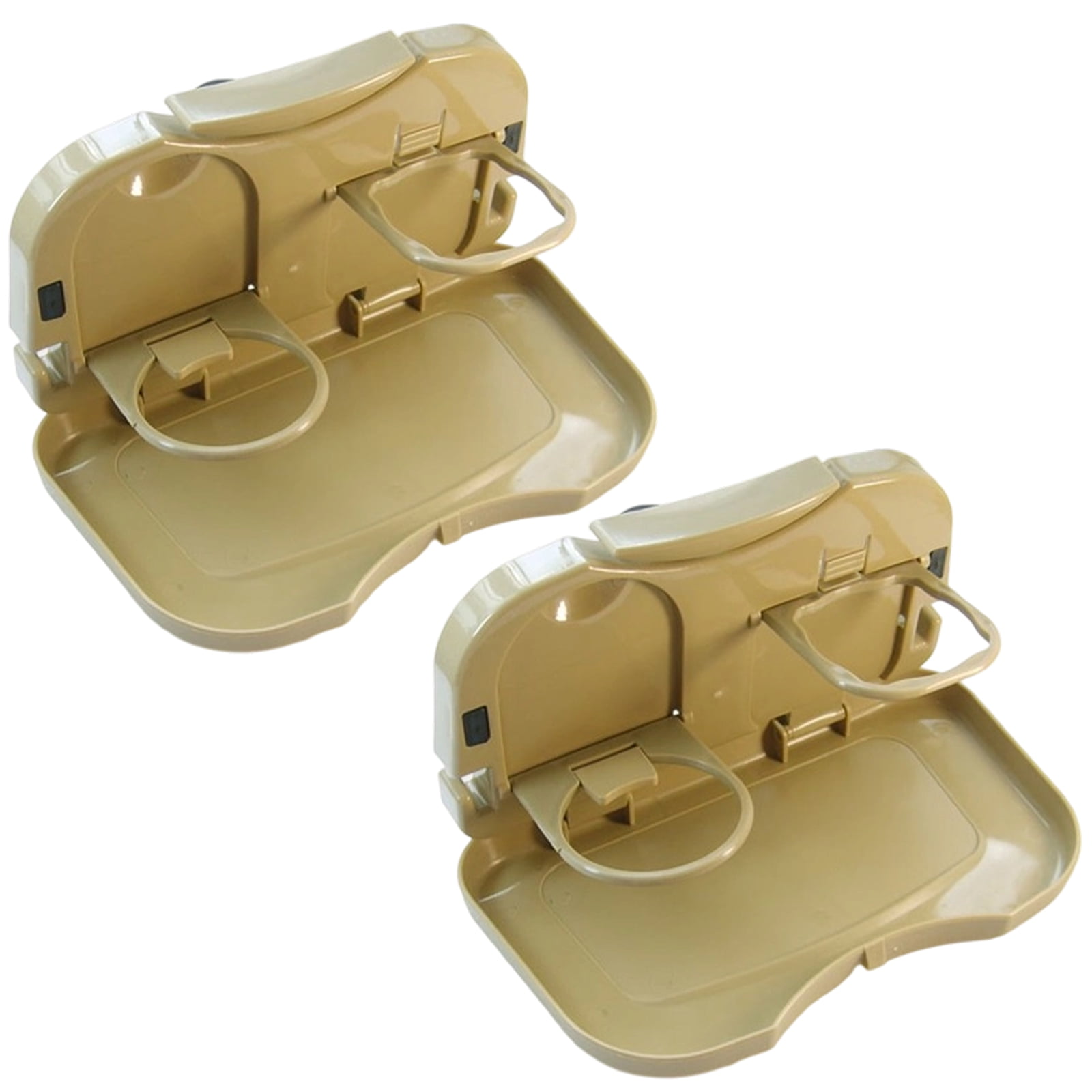 Foldable Back Tray With Cup Holders & Portable Travel Tray for Office Work, Commuting, Road Trips