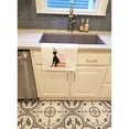 thumbnail image 3 of Carolines Treasures WDK5024WTKT 28 x 19 in. Natural Ear Black & Tan Doberman Pinscher Easter White Kitchen Towel, Set of 2, 3 of 3
