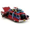 thumbnail image 6 of 1959 Cadillac Ambulance Ecto-1 Red "Transformers" TV - "Ghostbusters" (1984) Movie Crossover1/24 Diecast Model Car by Jada, 6 of 6
