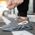 thumbnail image 3 of AUXDIQ Work Shoes Men Women Breathable Steel Toe Cap Industrial Trainers Lightweight Construction Sneakers Sport Shoes, 3 of 6