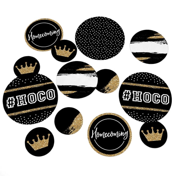 HOCO Dance - Homecoming Giant Circle Confetti - Party Decorations - Large Confetti 27 Count