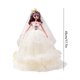 thumbnail image 3 of Muñeca de boda con articulaciones móviles | Figura de juego con vestido de novia moderno | Muñeca princesa coleccionable de 45 cm para niñas | Incluye caja de regalo para fiestas y cumpleaños, 3 of 5