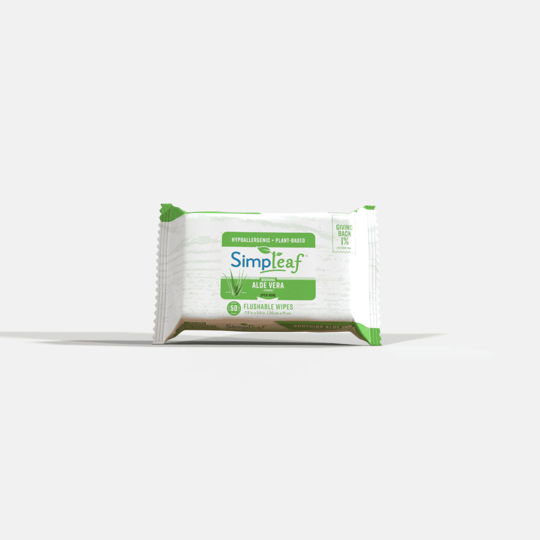 Nice 'N Clean, Flushable Wet Wipes, 180 Wipes, Plant-Based