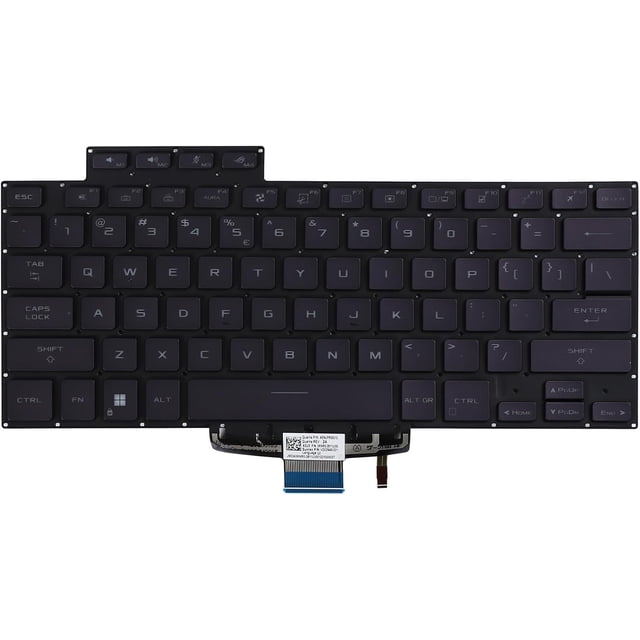 LIXSUNTEK Backlit Keyboard Black For Asus ROG Zephyrus G15 GA503 GA503QR G16 M16 GU603