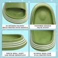 thumbnail image 4 of Kids House Slippers Non-Slip Quick Drying Open Toe Super Soft Thick Sole Sandals Home Shower Bathroom Slipper for Toddler Little Kids, 4 of 7