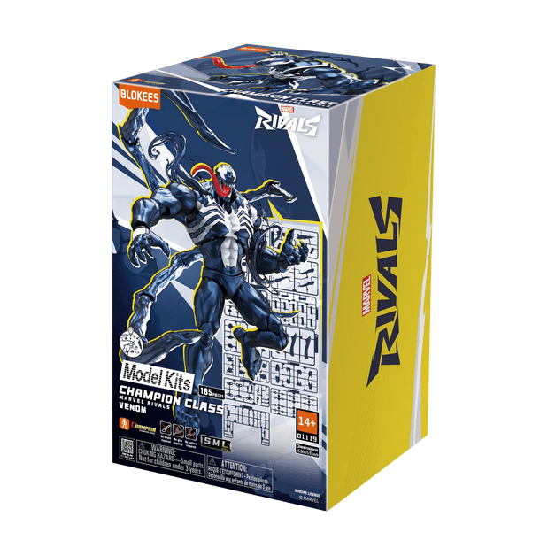 新品BLOKEES プラモデルブロックス マーベルライバルズ Blokees Marvel Rivals Champion Class Venom Model Kit - Walmart.com