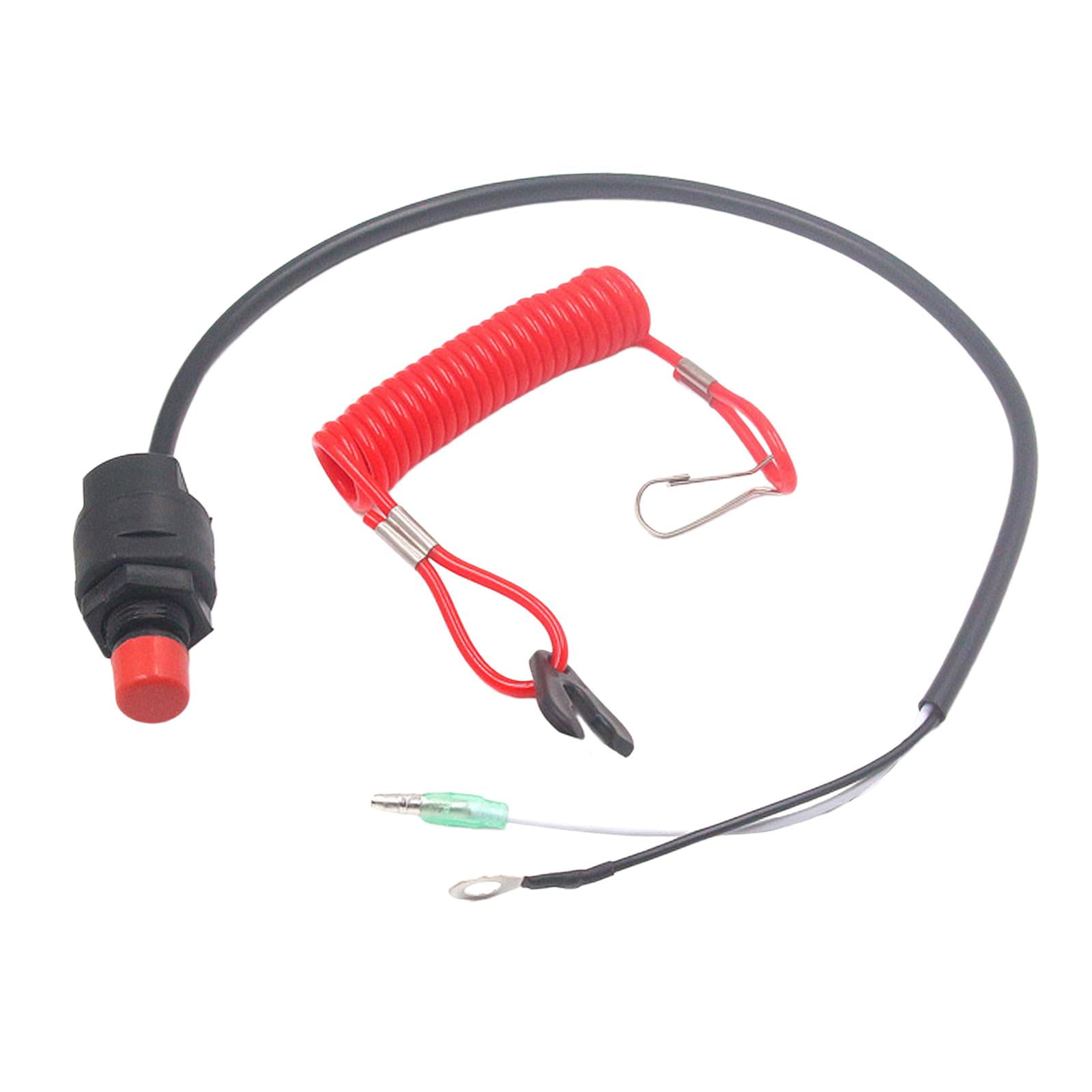 Waterproof on Off Kill Switch Lanyard Engine Motor Kill Urgent Stop