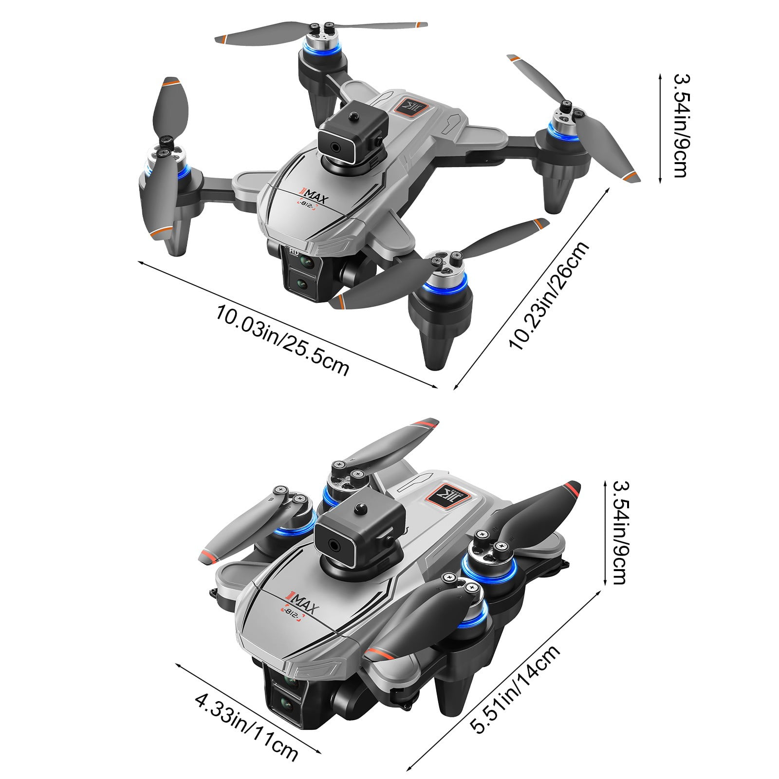 GPS Drone with Camera and Screen Remote Control, Brushless Motor, Obstacle Avoidance, 18 Min Flight Time for Beginners and Adults