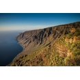 thumbnail image 2 of Bibikow, Walter 32x23 Black Ornate Wood Framed with Double Matting Museum Art Print Titled - Canary Islands-El Hierro Island-Mirador de Isora-elevated view of the east coast, 2 of 4