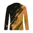 thumbnail image 4 of Blusas y camisas de manga larga y cuello redondo para hombre, camisetas casuales con estampado de moda y cuello redondo, blusas de licra de manga corta para hombre., 4 of 4