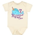 thumbnail image 3 of Inktastic Cute Narwhal I'm a Unicorn of the Sea Girls Baby Bodysuit, 3 of 5